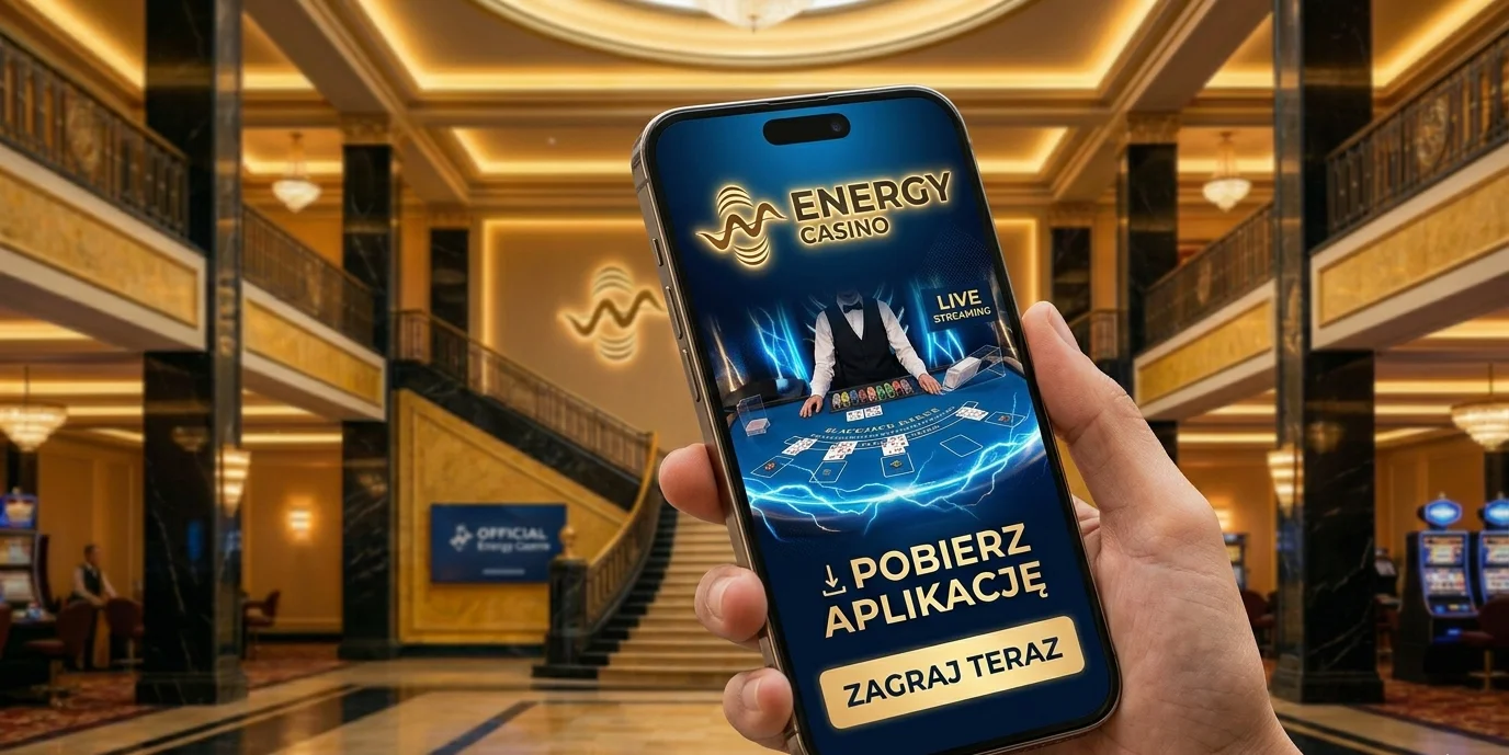 Live blackjack w aplikacji Energy Casino