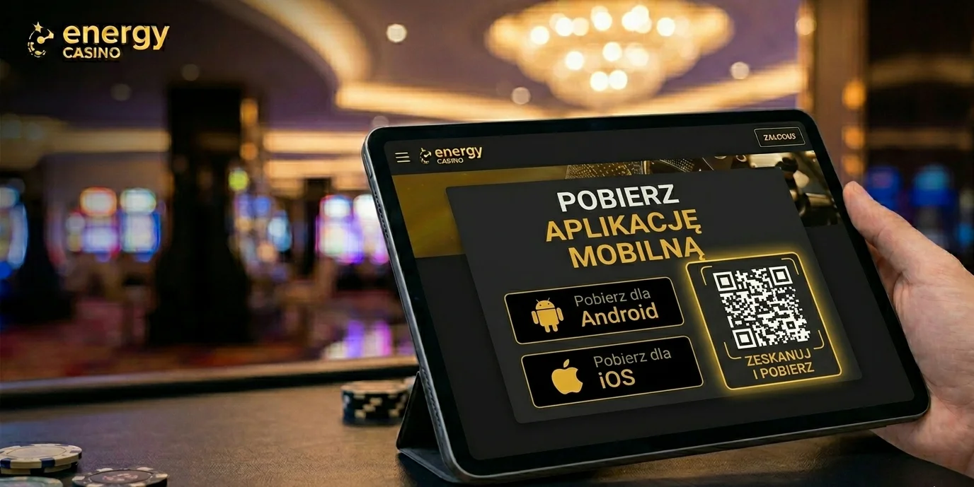 Kod QR do pobrania aplikacji Energy Casino na tabletcie