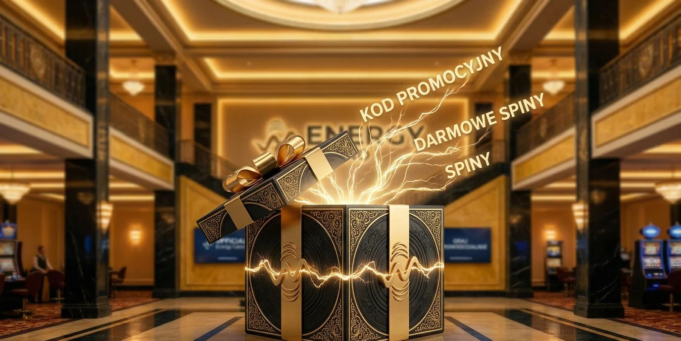 Energy Casino kod bonusowy w postaci pudełka prezentowego z free spins